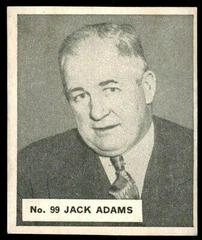 Jack Adams Hockey Cards 1937 V356 World Wide Gum Prices