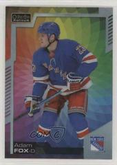 Adam Fox [Rainbow Color Wheel] #107 Hockey Cards 2020 O Pee Chee Platinum Prices