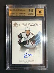 Clayton Keller [Future Watch Autograph] Hockey Cards 2017 SP Authentic Prices
