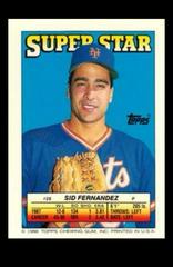 Sid Fernandez #28 Baseball Cards 1988 Topps Stickercard Prices