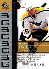 Mario Lemieux #102 Hockey Cards 2002 SP Authentic Prices