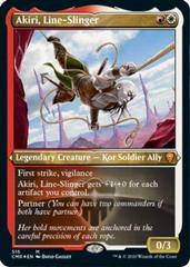Akiri, Line-Slinger [Foil Etched] Magic Commander Legends Prices