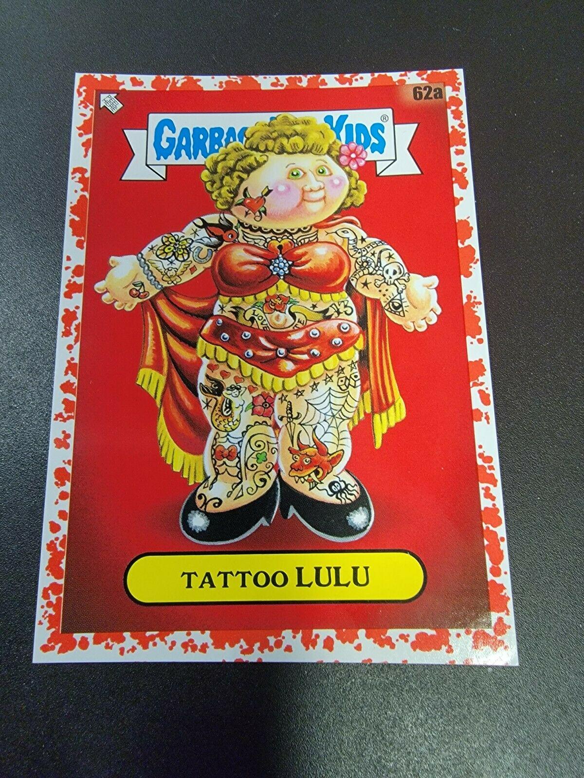 Tattoo LULU [Red] #62a Garbage Pail Kids 35th Anniversary