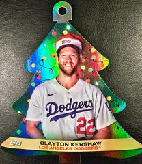 Clayton Kershaw #WHO-CK Baseball Cards 2022 Topps Holiday Oversized Ornaments Prices
