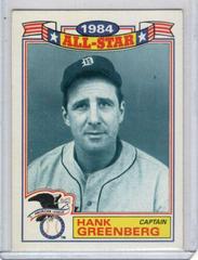 Hank Greenberg #22 Baseball Cards 1985 Topps All Star Glossy Set of 22 Prices