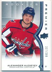 Alexander Alexeyev #99 Hockey Cards 2020 Upper Deck Premier Prices