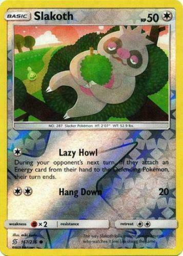Slakoth [Reverse Holo] #167 Prices | Pokemon Unified Minds | Pokemon Cards