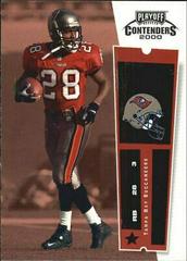 Warrick Dunn #89 Football Cards 2000 Playoff Contenders Prices