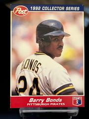 Barry Bonds Baseball Cards 1992 Post Cereal Prices