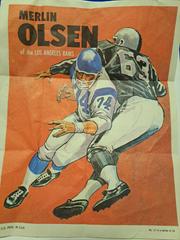 Merlin Olsen ##17/24 Football Cards 1970 Topps Posters Prices