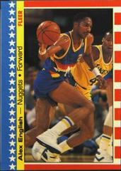 Alex English Basketball Cards 1987 Fleer Sticker Prices