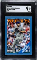 Justin Verlander [Blue] #2T88-1 Baseball Cards 2023 Topps Series 2 1988 35th Anniversary Prices