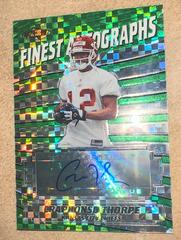 Craphonso Thorpe [Green Xfractor] Football Cards 2005 Topps Finest Autographs Prices