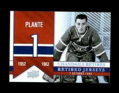 Jacques Plante #273 Hockey Cards 2008 Upper Deck Montreal Canadiens Centennial Prices
