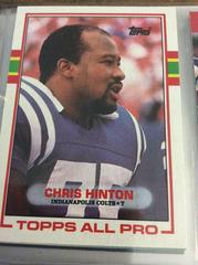 Chris Hinton Football Cards 1989 Topps Prices