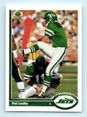 Pat Leahy #370 Football Cards 1991 Upper Deck Prices