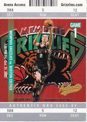 Jason Williams Basketball Cards 2003 Fleer Authentix Prices
