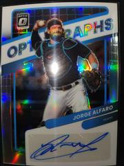 Jorge Alfaro [Holo] Baseball Cards 2022 Panini Donruss Optic Optigraphs Prices