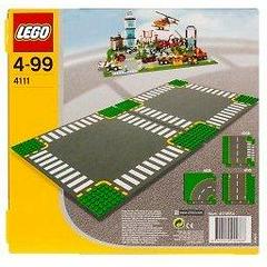 Cross Road Plates #4111 LEGO 4 Juniors Prices