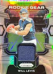 Will Levis #RG-WL Football Cards 2023 Panini Prizm Rookie Gear Prices
