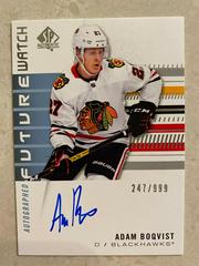 Adam Boqvist [Autograph] #219 Hockey Cards 2019 SP Authentic Prices