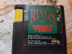 Cartridge (Front) | Rings of Power Sega Genesis