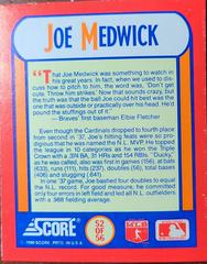 Joe Medwick #52 Baseball Cards 1990 Score Magic Motion Trivia Prices