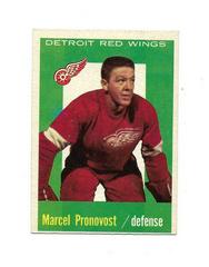 Marcel Pronovost Hockey Cards 1959 Topps Prices