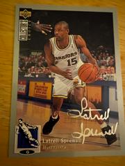Latrell Sprewell [Silver Signature] Basketball Cards 1994 Collector's Choice Prices