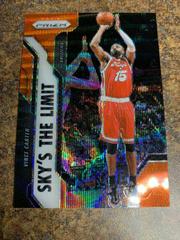 Vince Carter [Orange Wave Prizm] #5 Basketball Cards 2016 Panini Prizm Sky's the Limit Prices