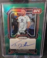 TJ Dillashaw [Green] #SA-TJD Ufc Cards 2023 Panini Prizm UFC Superstar Autographs Prices