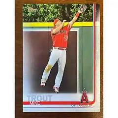 Mike Trout [Leaping] #100 Baseball Cards 2019 Topps Prices