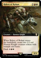 Riders of Rohan [Extended Art] Magic Lord of the Rings Commander Prices