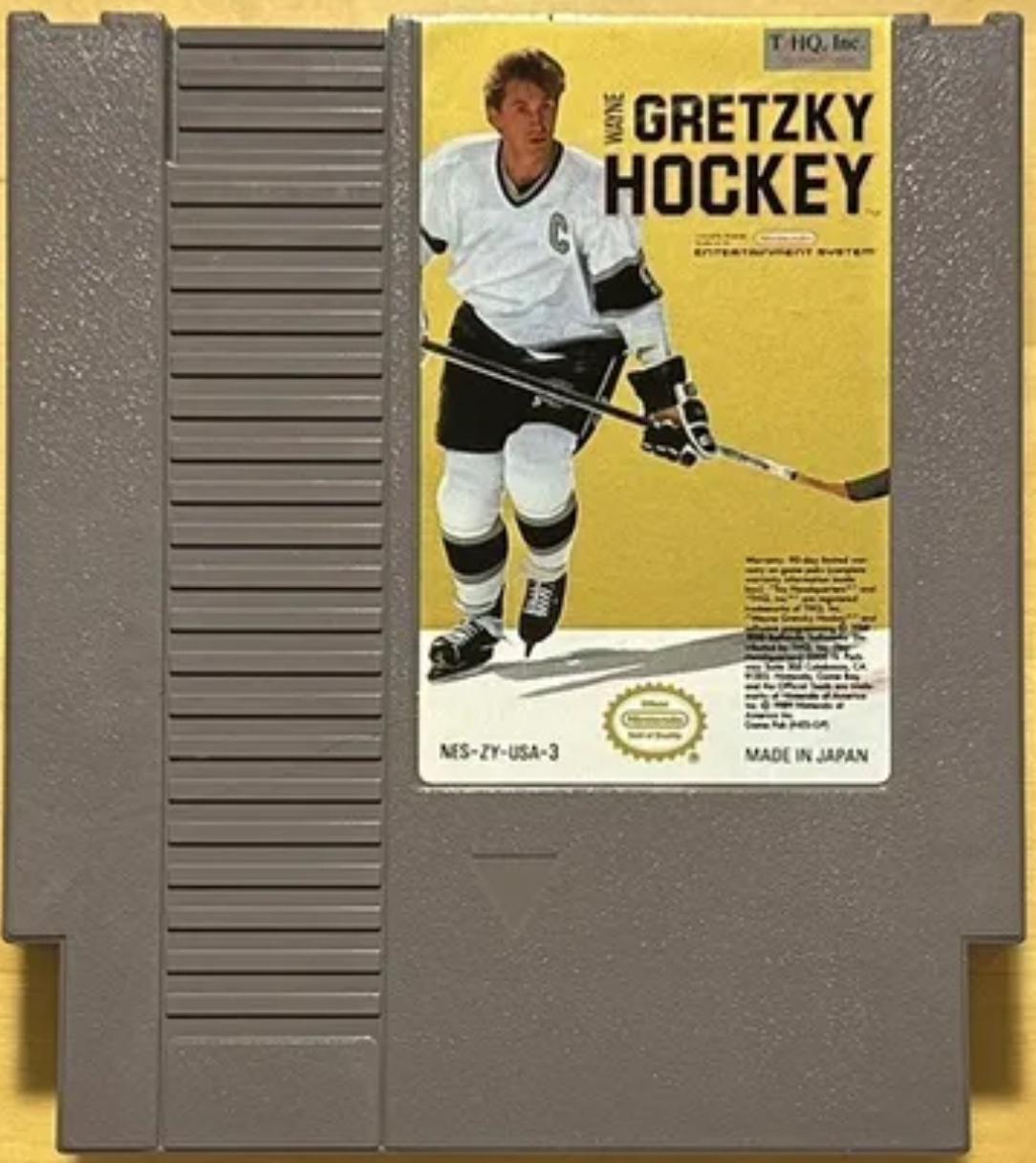 Wayne Gretzky Hockey [White Jersey No Logo] NES