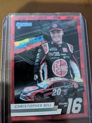 Christopher Bell [Checkers] #R13 Racing Cards 2022 Panini Donruss Nascar Round of 16 Prices