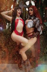 Vampirella vs. Red Sonja [Cosplay Virgin] Comic Books Vampirella vs. Red Sonja Prices