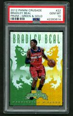 Bradley Beal [Green & Gold] Basketball Cards 2012 Panini Crusade Prizm Prices