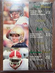 Back | Drew Bledsoe, Rick Mirer, Garrison Hearst Football Cards 1993 Classic Four Sport