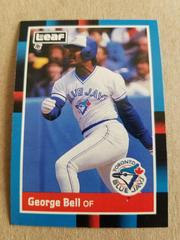 George Bell #254 Baseball Cards 1988 Leaf Prices