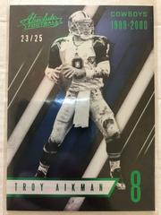 Troy Aikman [Spectrum Green] Football Cards 2016 Panini Absolute Prices