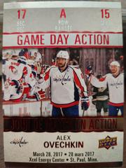 Alex Ovechkin #GDA-15 Hockey Cards 2017 Upper Deck Tim Hortons Game Day Action Prices