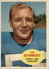 Joe Schmidt Football Cards 1960 Topps Prices