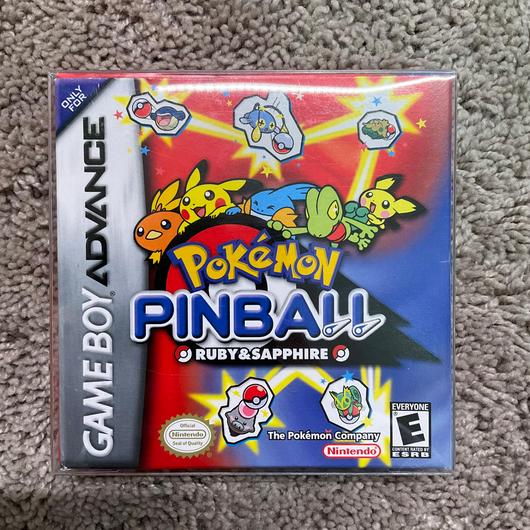 Pokemon Pinball Ruby And Sapphire Item Box And Manual Gamebabe Advance