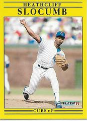 Heathcliff Slocumb #U-81 Baseball Cards 1991 Fleer Update Prices