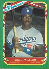 Reggie Williams Baseball Cards 1987 Fleer Star Stickers Prices