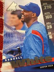 Rondell White Baseball Cards 1998 Pinnacle Inside Prices