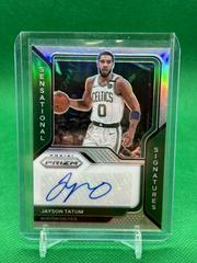 Jayson Tatum [Silver Prizm] Basketball Cards 2020 Panini Prizm Sensational Signatures Prices