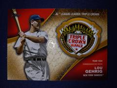 Lou Gehrig #CA-LG Baseball Cards 2023 Topps Crowning Achievements Commemorative Patch Prices