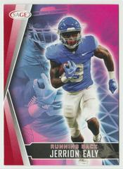 Jerrion Ealy [Red] #27 Football Cards 2022 Sage Hit Prices
