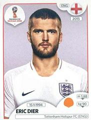 Eric Dier [Black Back] Soccer Cards 2018 Panini World Cup Stickers Prices